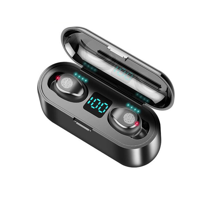 Wireless Bluetooth Earphones with Power-bank charger case - Giftbuzz.com
